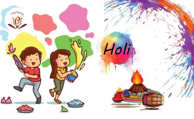 Holi drawing easy | How to draw holi festival picture simple | Holi drawing,  Easy drawings, Holi festival