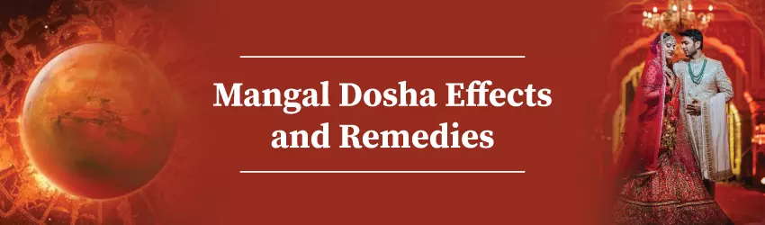 mangal dosha effects and remedies