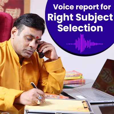 Voice Report for Right Subject Selection 147