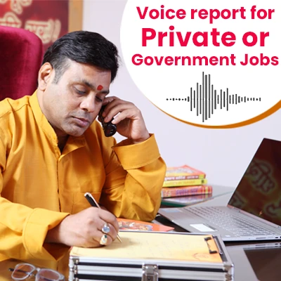 Voice Report for Private or Government Jobs