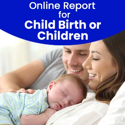Online Report for Child Birth or Children